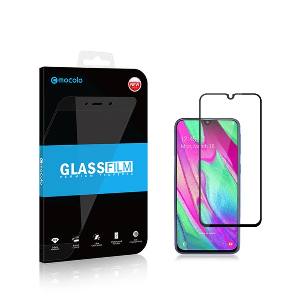 Samsung Galaxy A40 Tempered Glass Full Cover Black