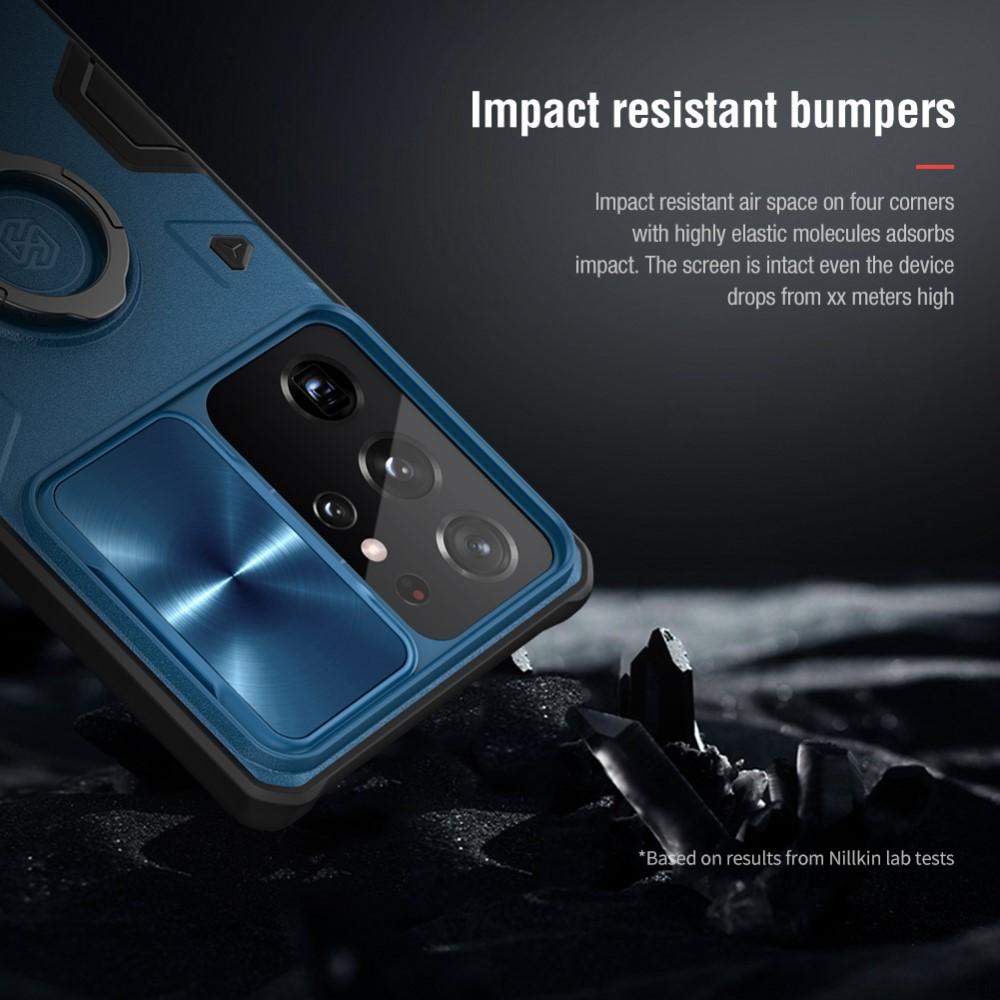 Samsung Galaxy S21 Ultra CamShield Armor Case Blue