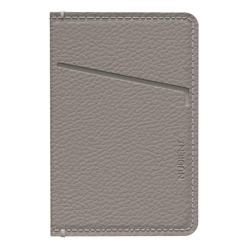 Nudient Cases Thin Card Holder Beige Leather