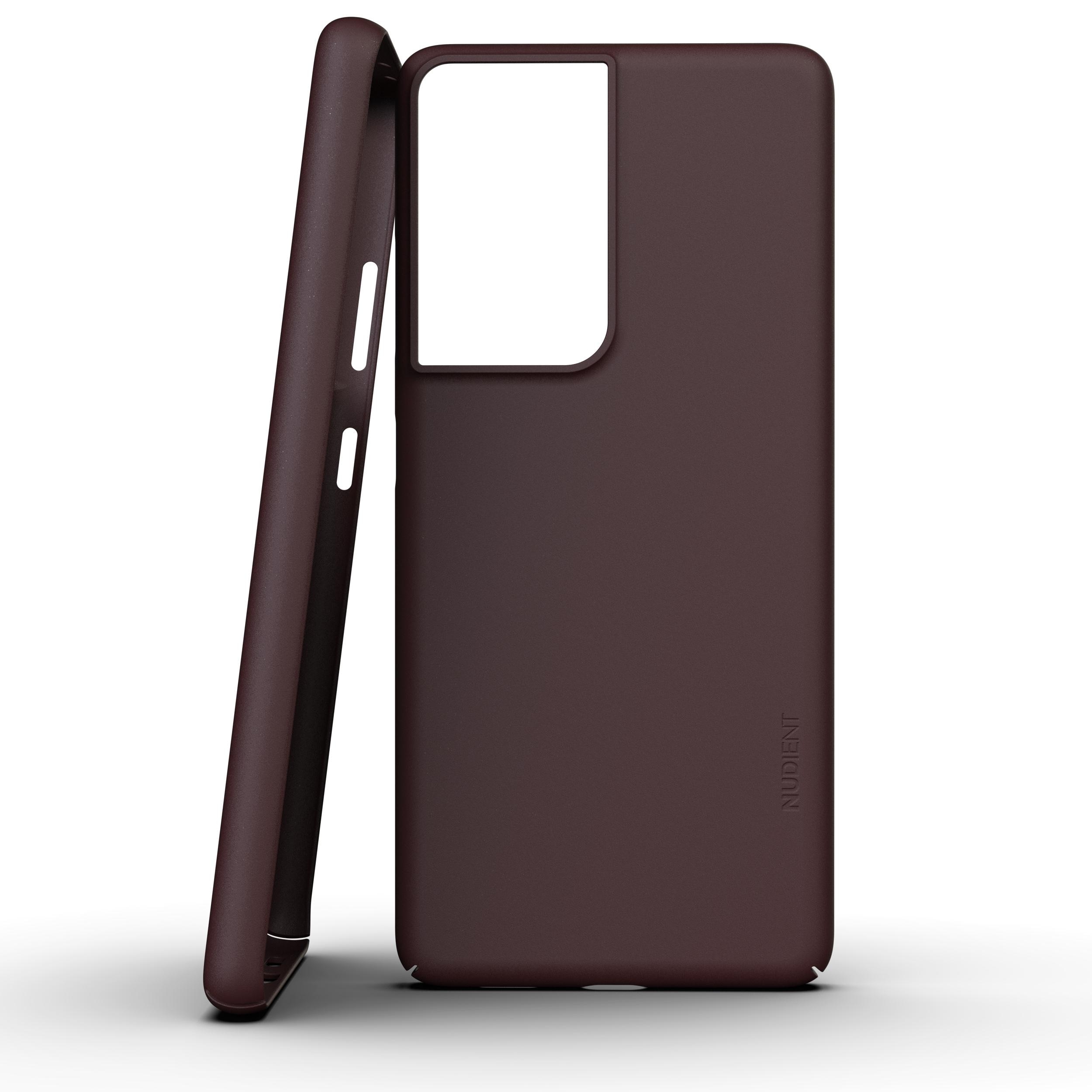 Samsung Galaxy S21 Ultra Thin Case V3 Sangria Red