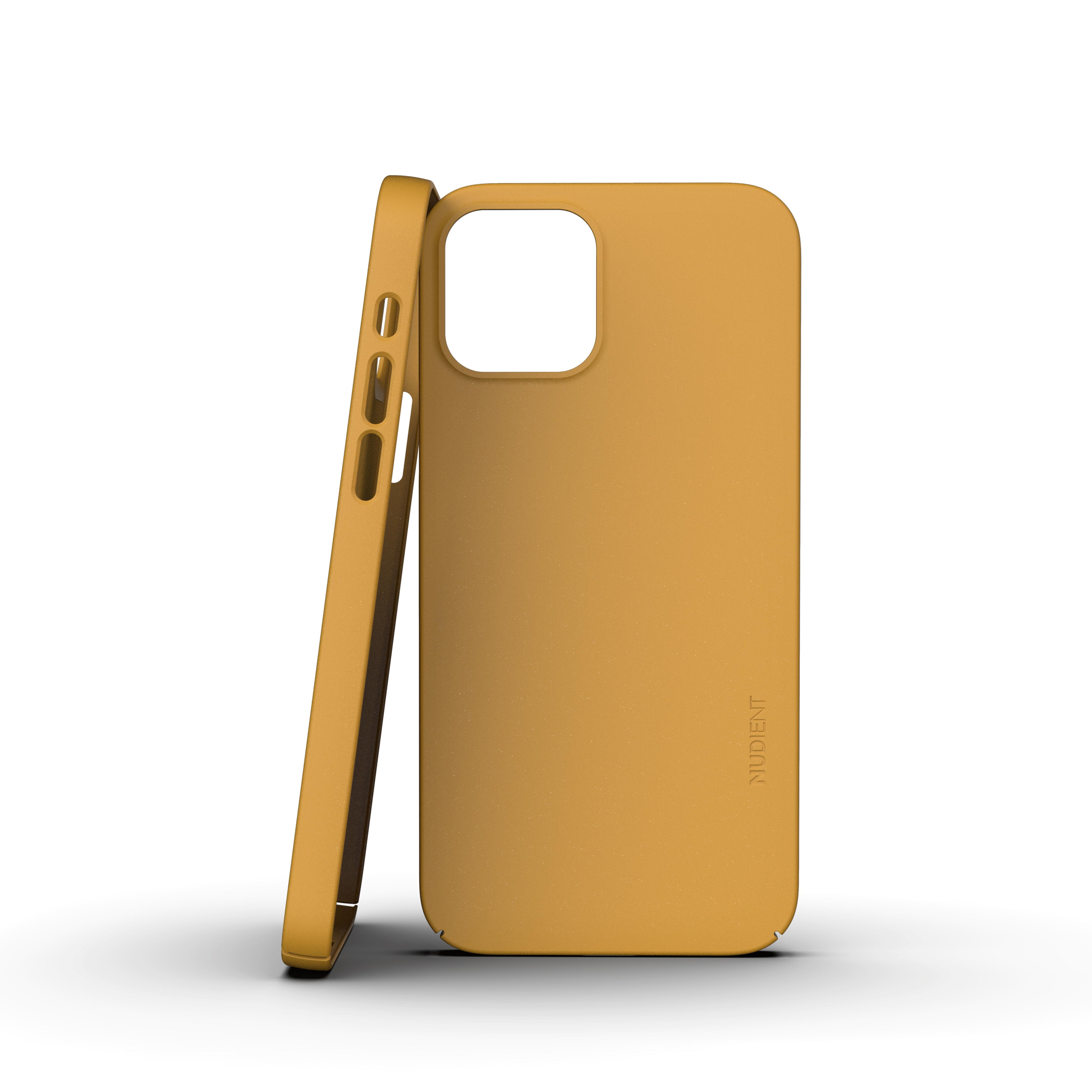 iPhone 12/12 Pro Thin Case V3 Saffron Yellow