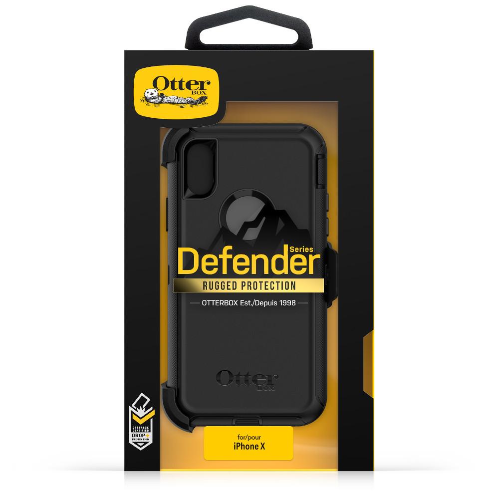 iPhone X/XS Defender Case Black