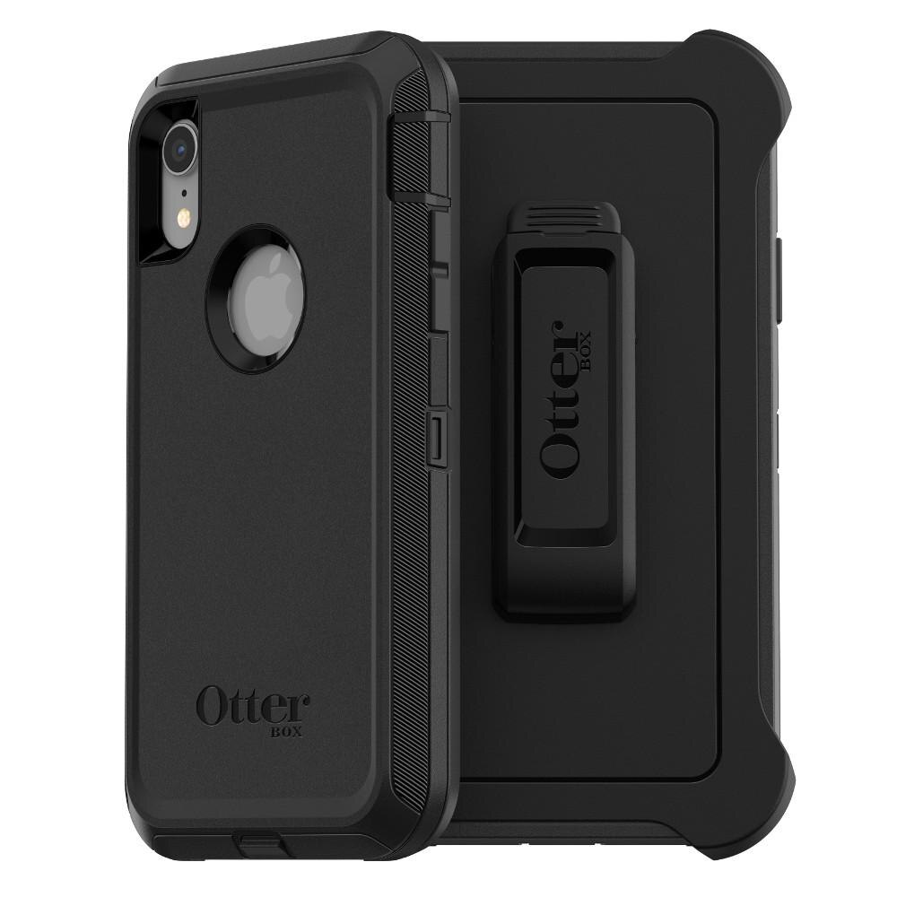 iPhone Xr Defender Case Black