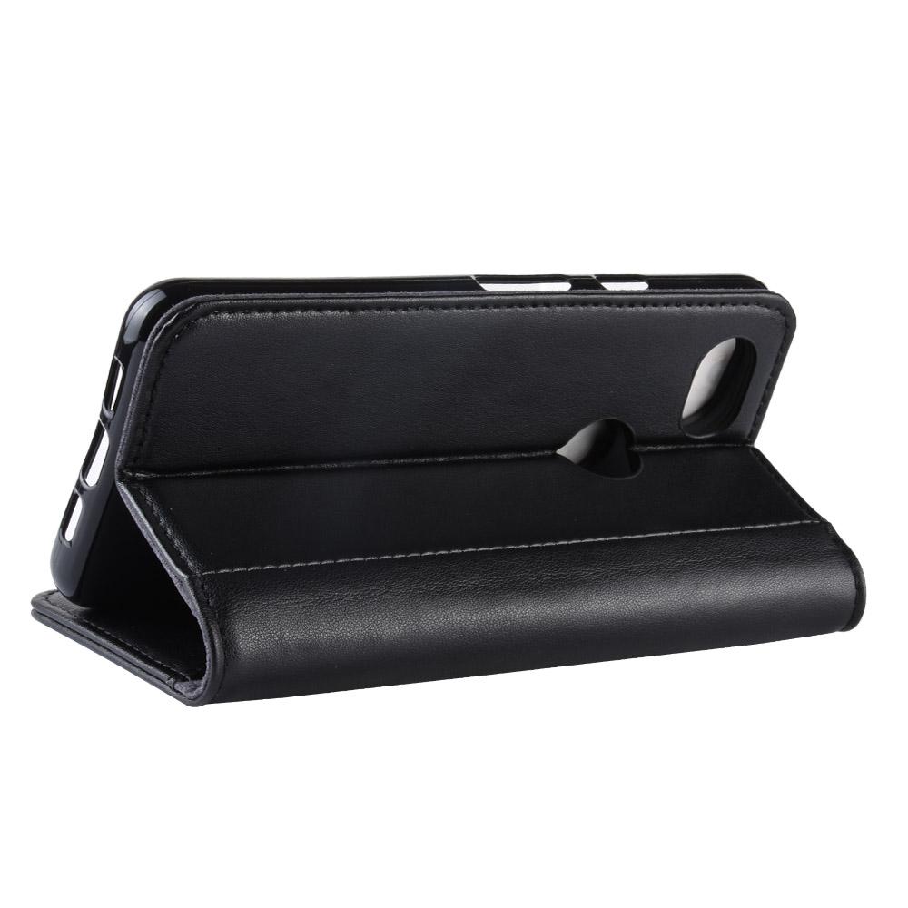 Google Pixel 3a Genuine Leather Wallet Case Black