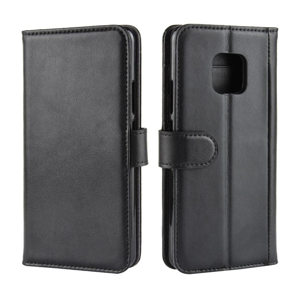 Huawei Mate 20 Pro Genuine Leather Wallet Case Black