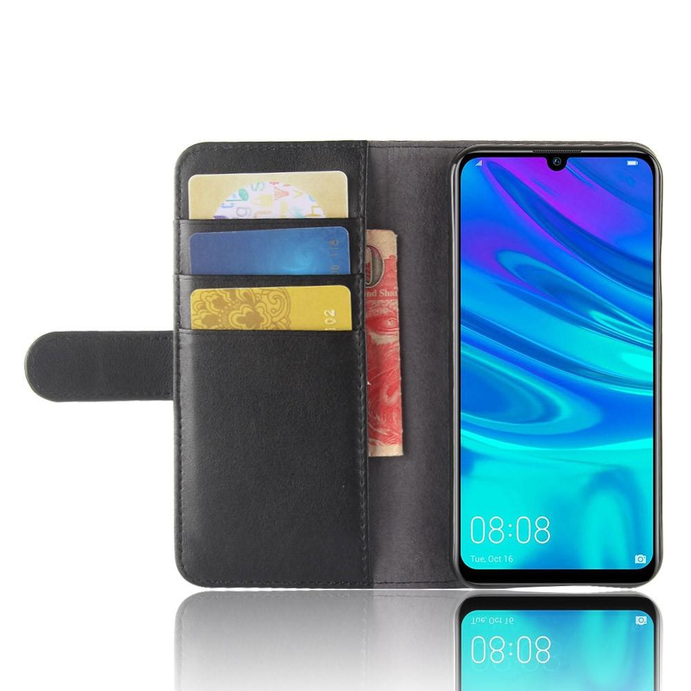 Huawei P30 Lite Genuine Leather Wallet Case Black