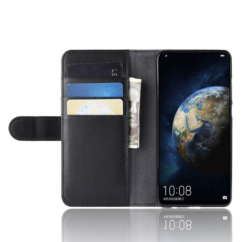 Huawei P30 Genuine Leather Wallet Case Black