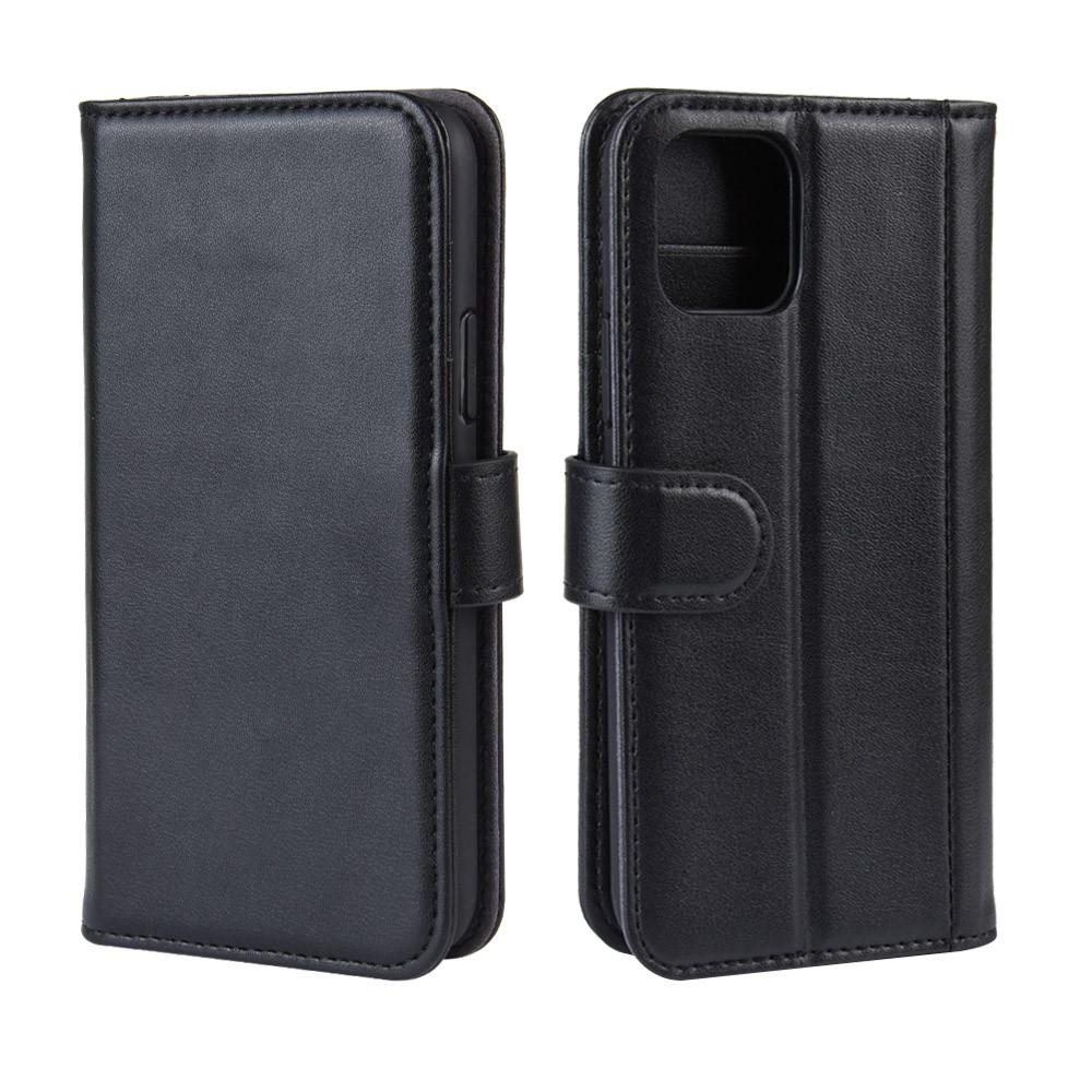 iPhone 11 Pro Genuine Leather Wallet Case Black