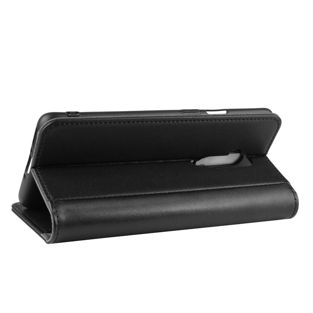 OnePlus 7T Pro Genuine Leather Wallet Case Black