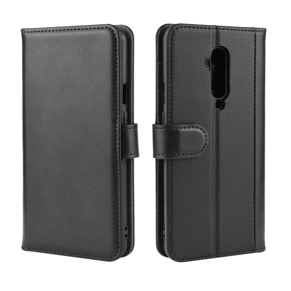 OnePlus 7T Pro Genuine Leather Wallet Case Black