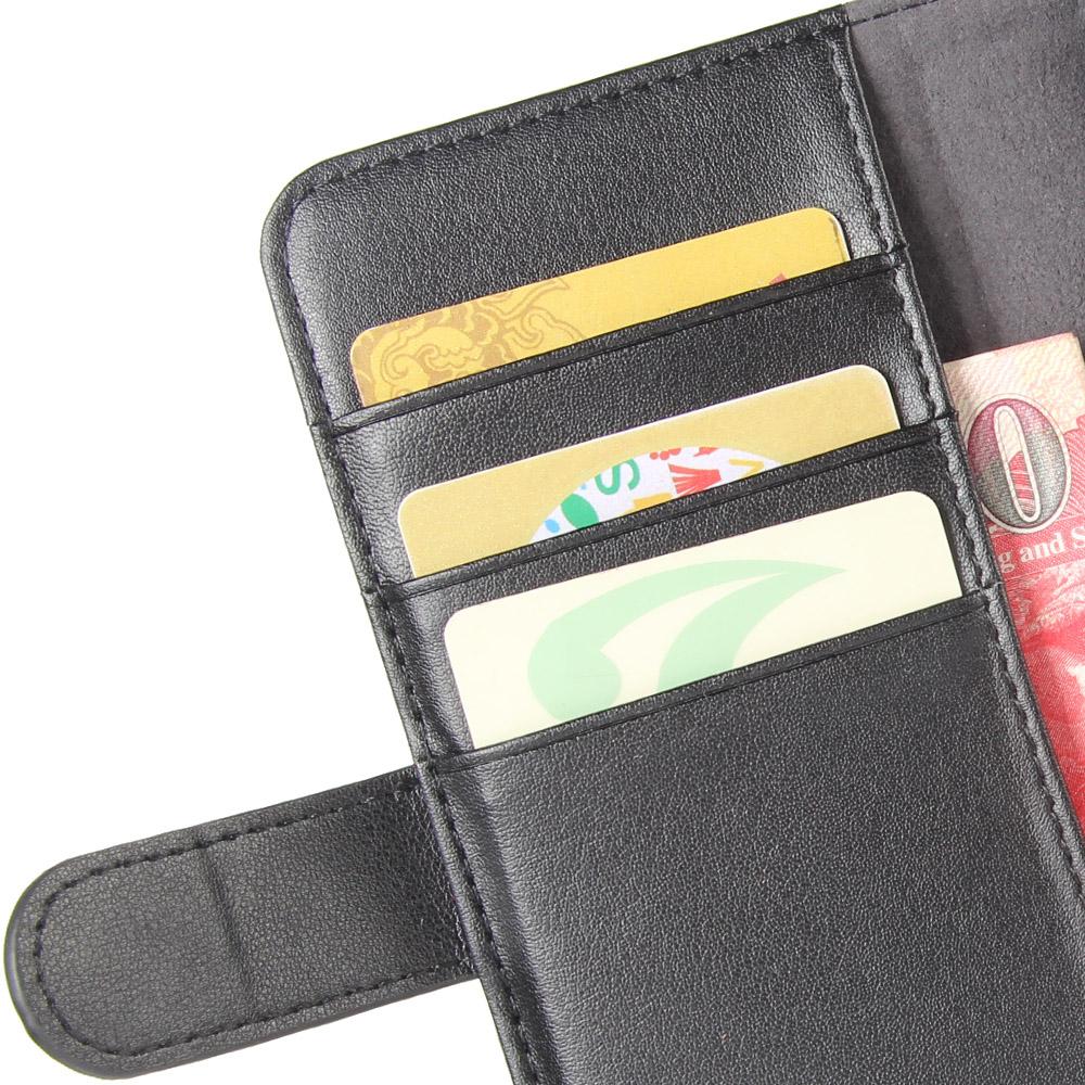 OnePlus 7T Pro Genuine Leather Wallet Case Black