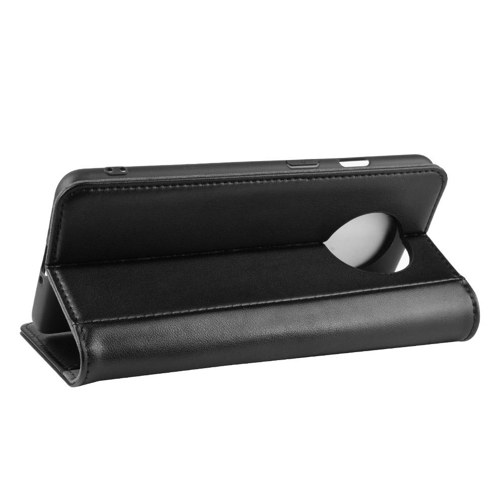 OnePlus 7T Genuine Leather Wallet Case Black