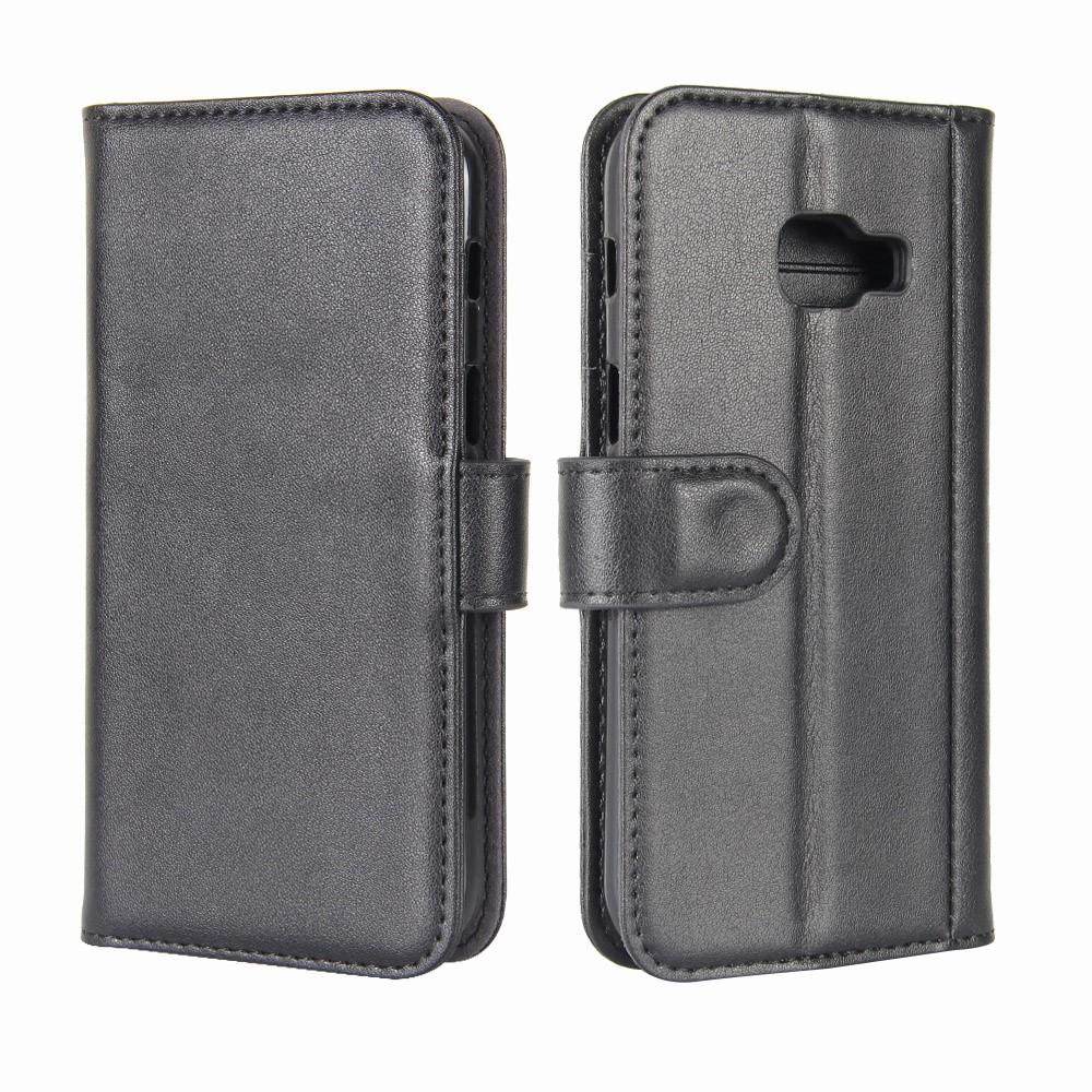 Samsung Galaxy A5 2017 Genuine Leather Wallet Case Black