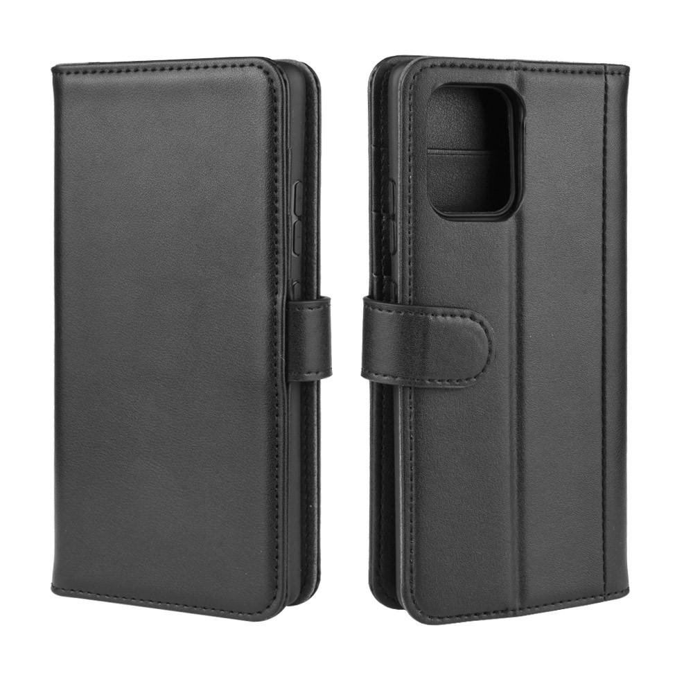 Samsung Galaxy S10 Lite Genuine Leather Wallet Case Black