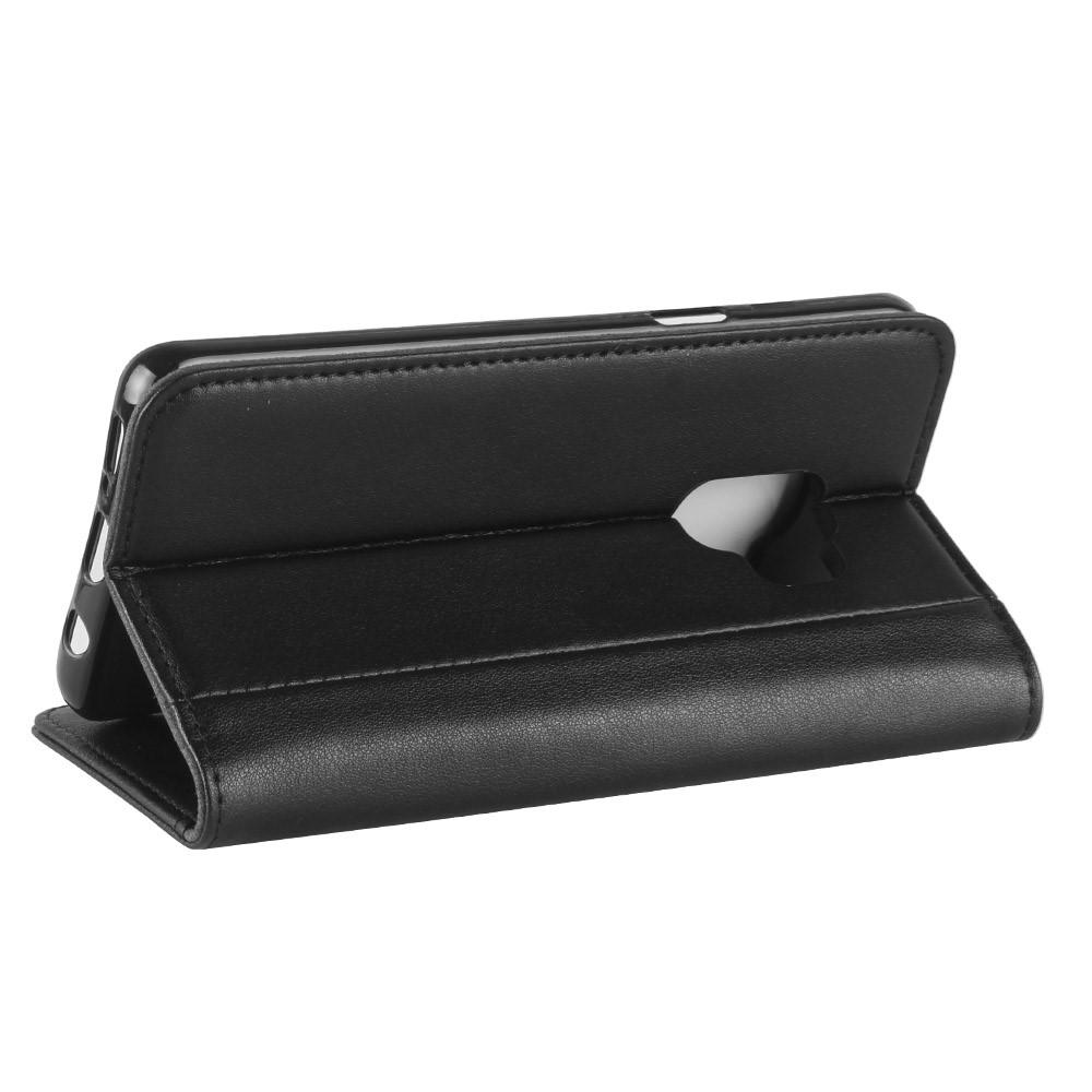 Samsung Galaxy S9 Genuine Leather Wallet Case Black