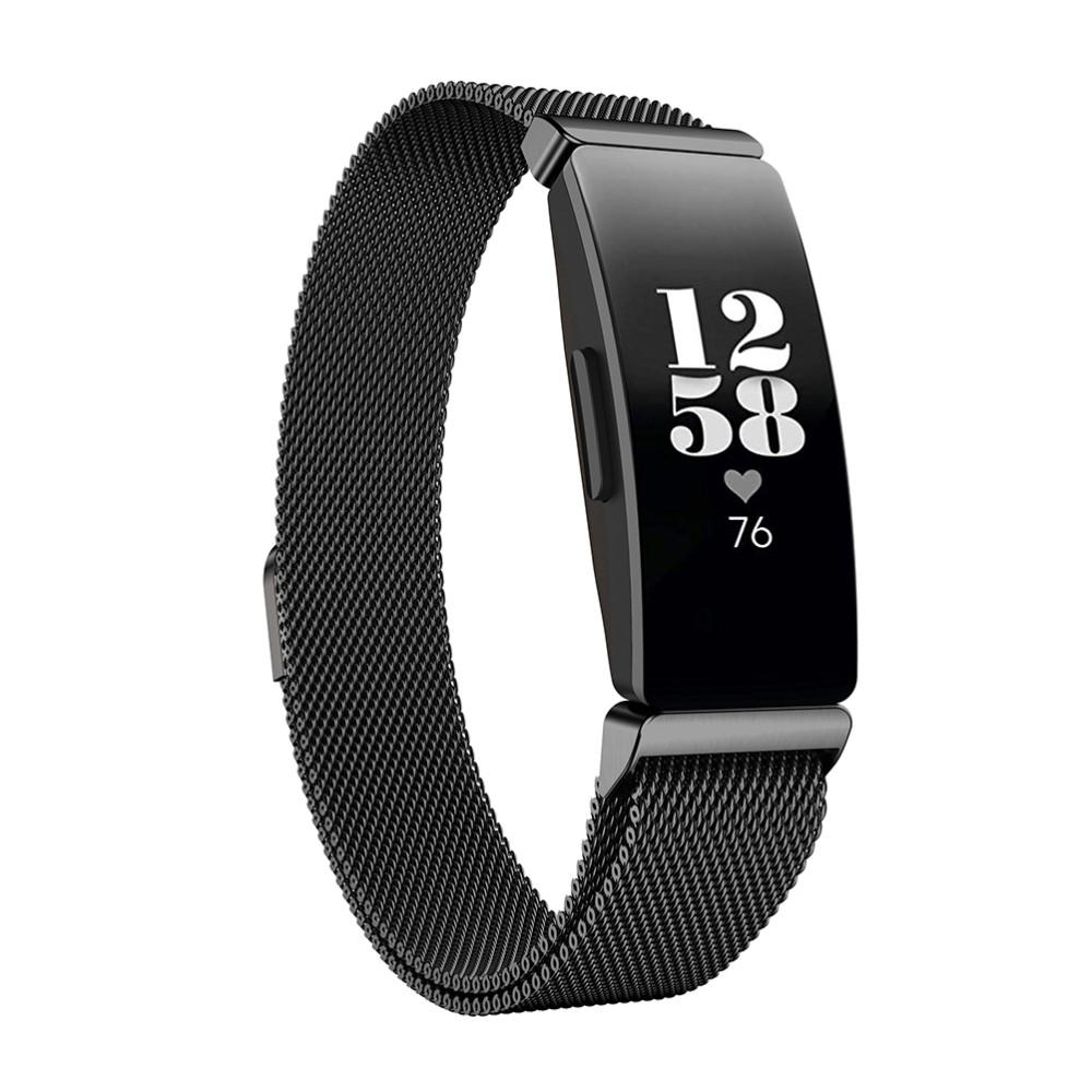 Fitbit Inspire/Inspire 2 Milanese Loop Band Black