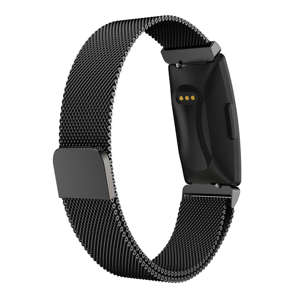 Fitbit Inspire/Inspire 2 Milanese Loop Band Black