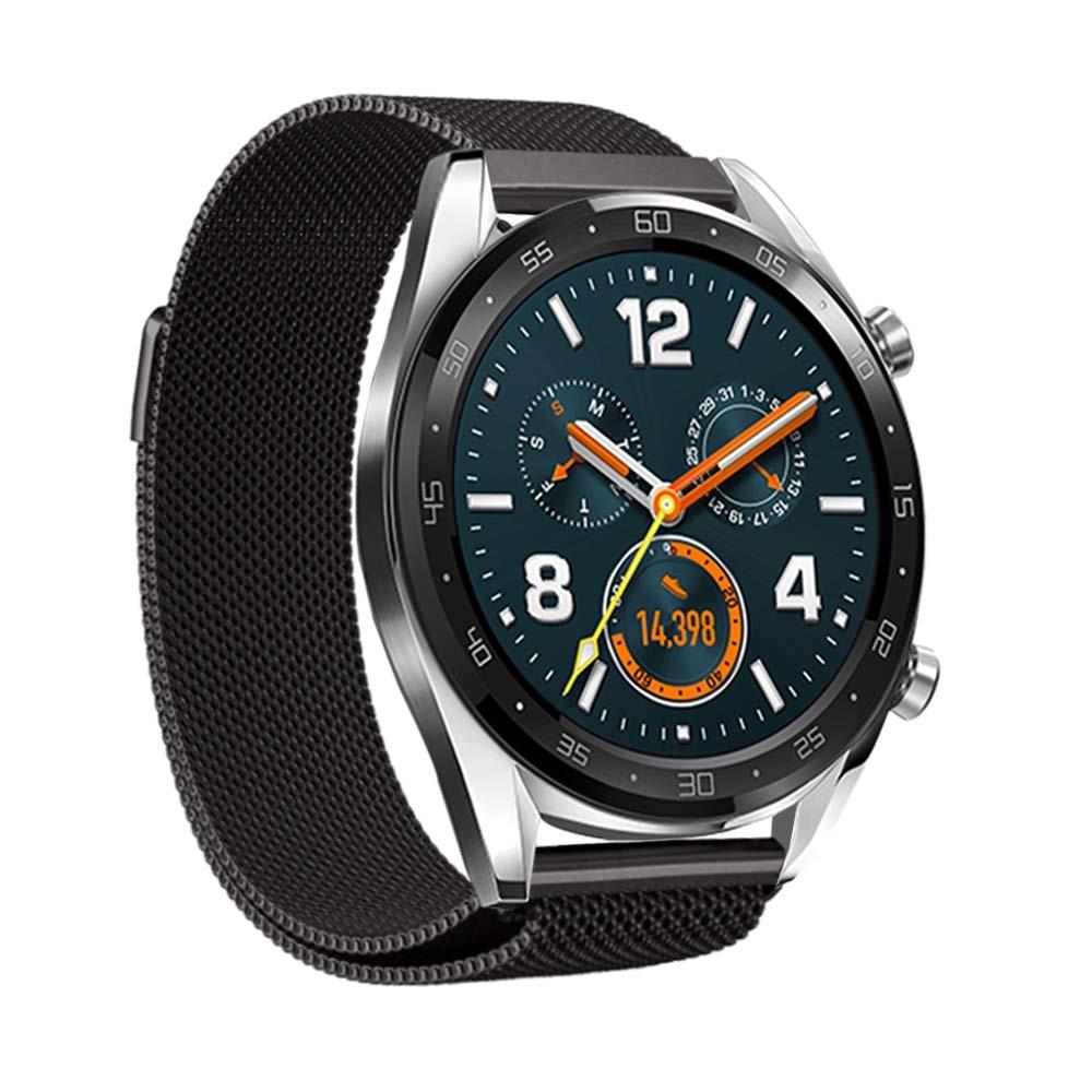 Huawei Watch GT/GT 2 46mm/GT 2e Milanese Loop Band Black
