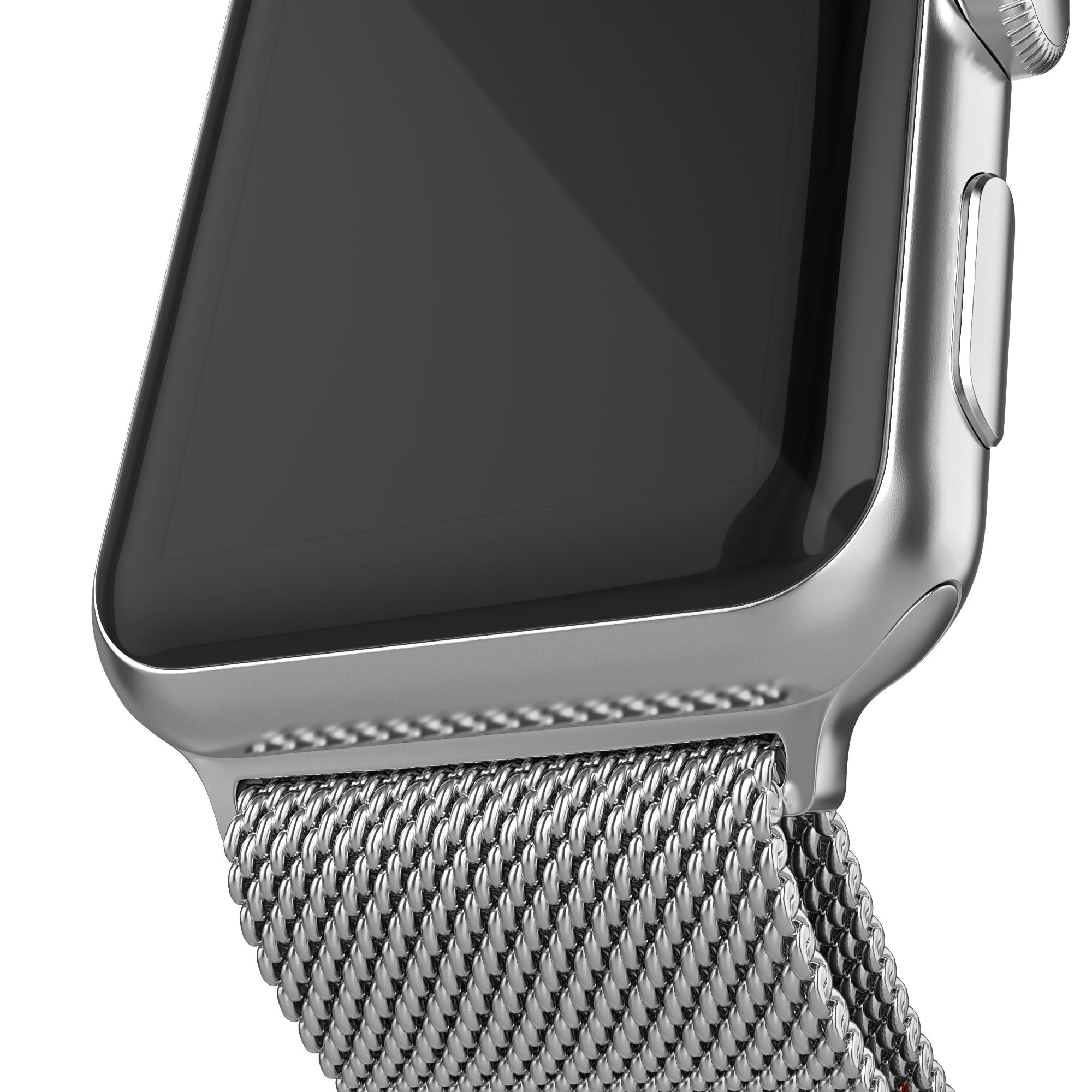 Apple Watch 41mm Series 7 Milanese Loop Band Silver