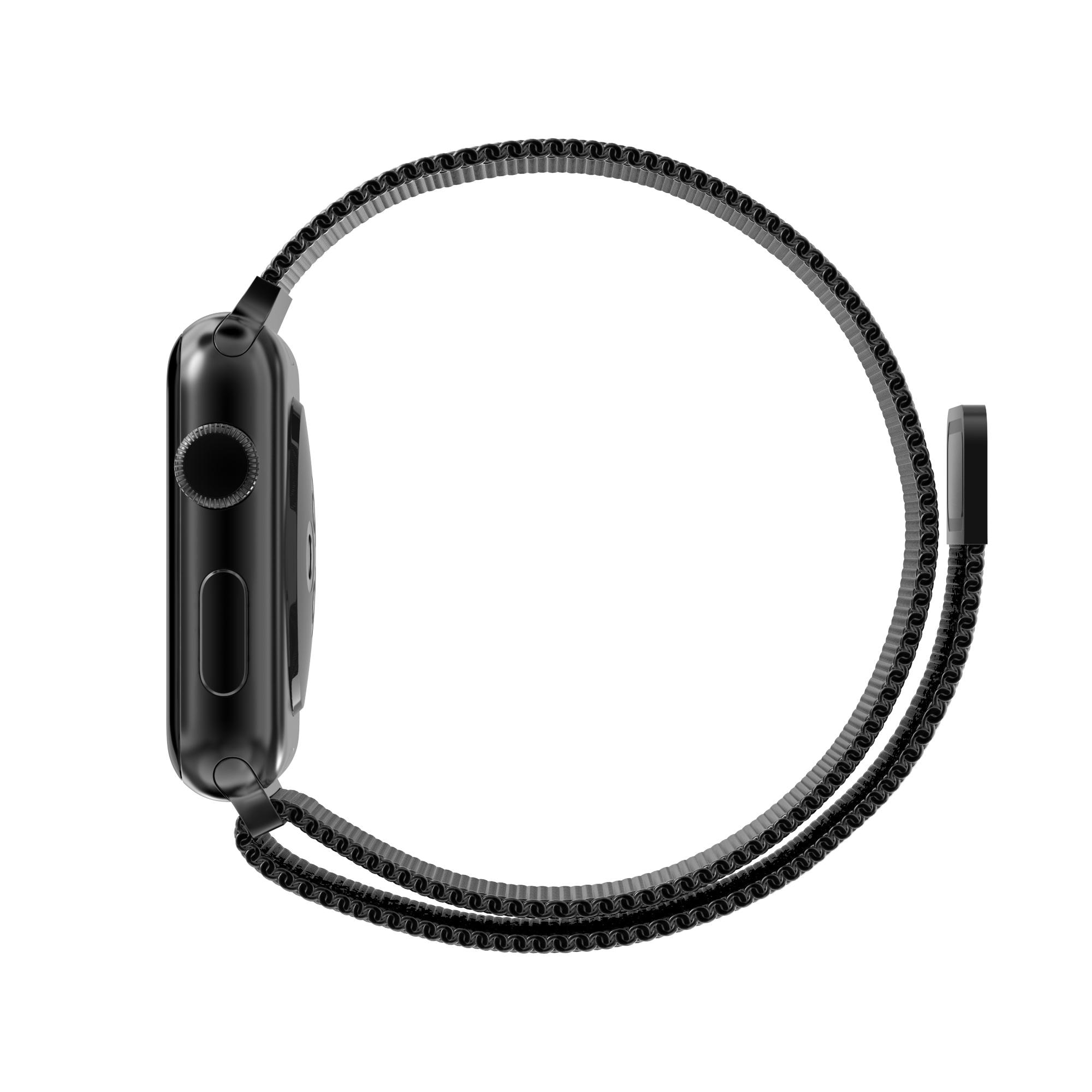 Apple Watch SE 40mm Milanese Loop Band Black