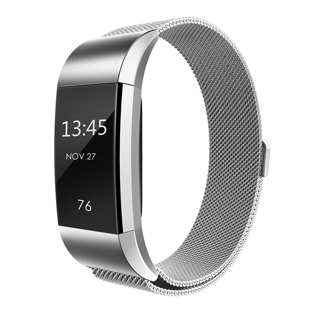 Fitbit Charge 2 Milanese Loop Band Silver