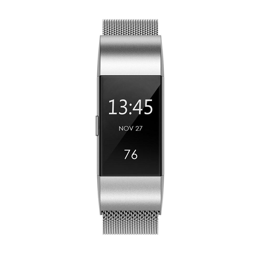 Fitbit Charge 2 Milanese Loop Band Silver