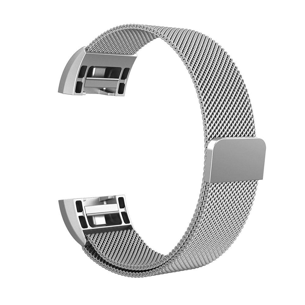 Fitbit Charge 2 Milanese Loop Band Silver