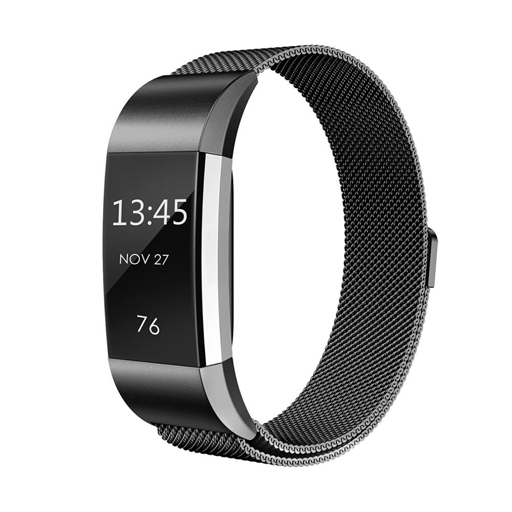 Fitbit Charge 2 Milanese Loop Band Black