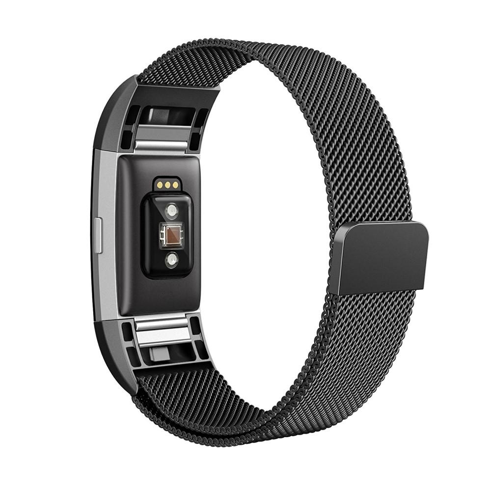 Fitbit Charge 2 Milanese Loop Band Black