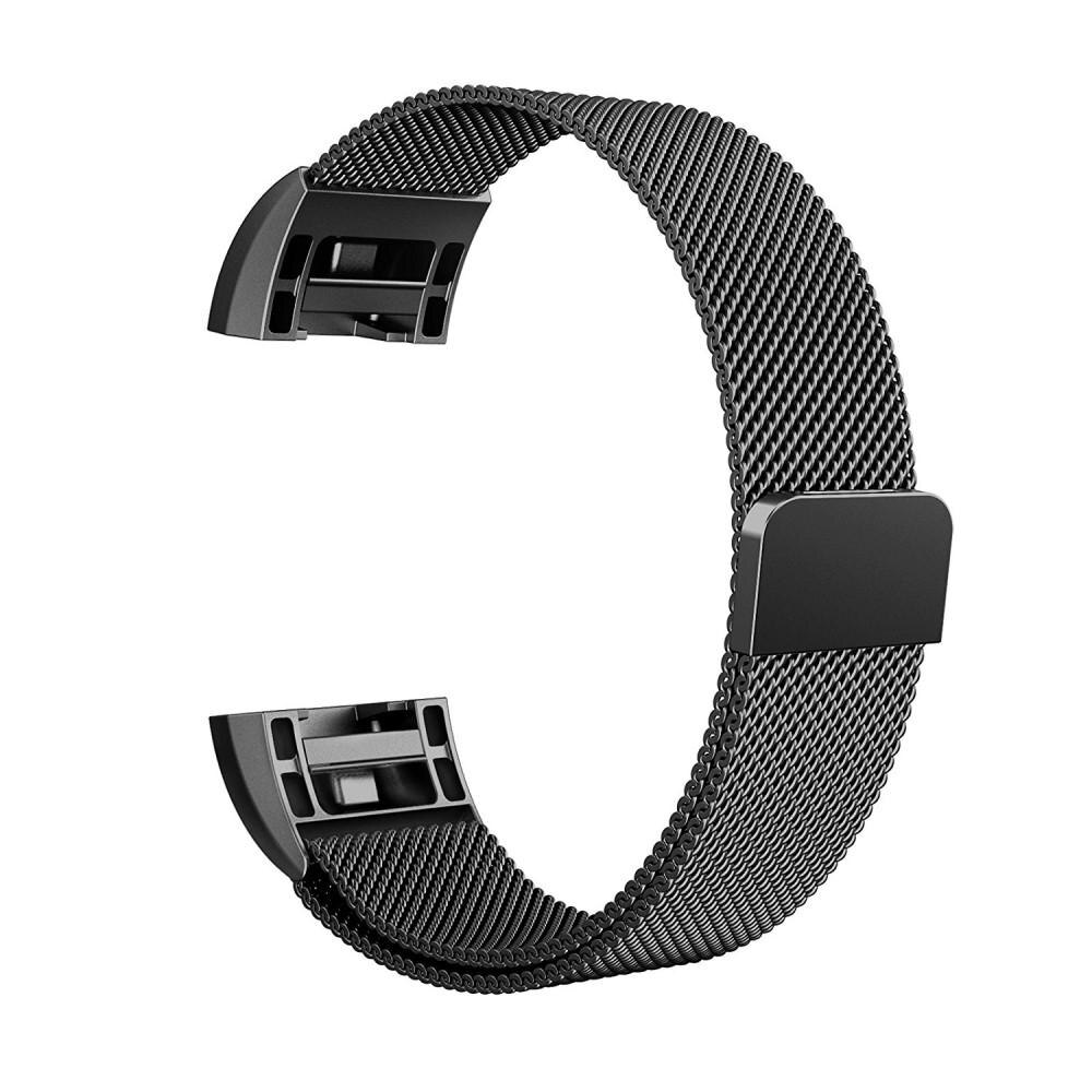 Fitbit Charge 2 Milanese Loop Band Black