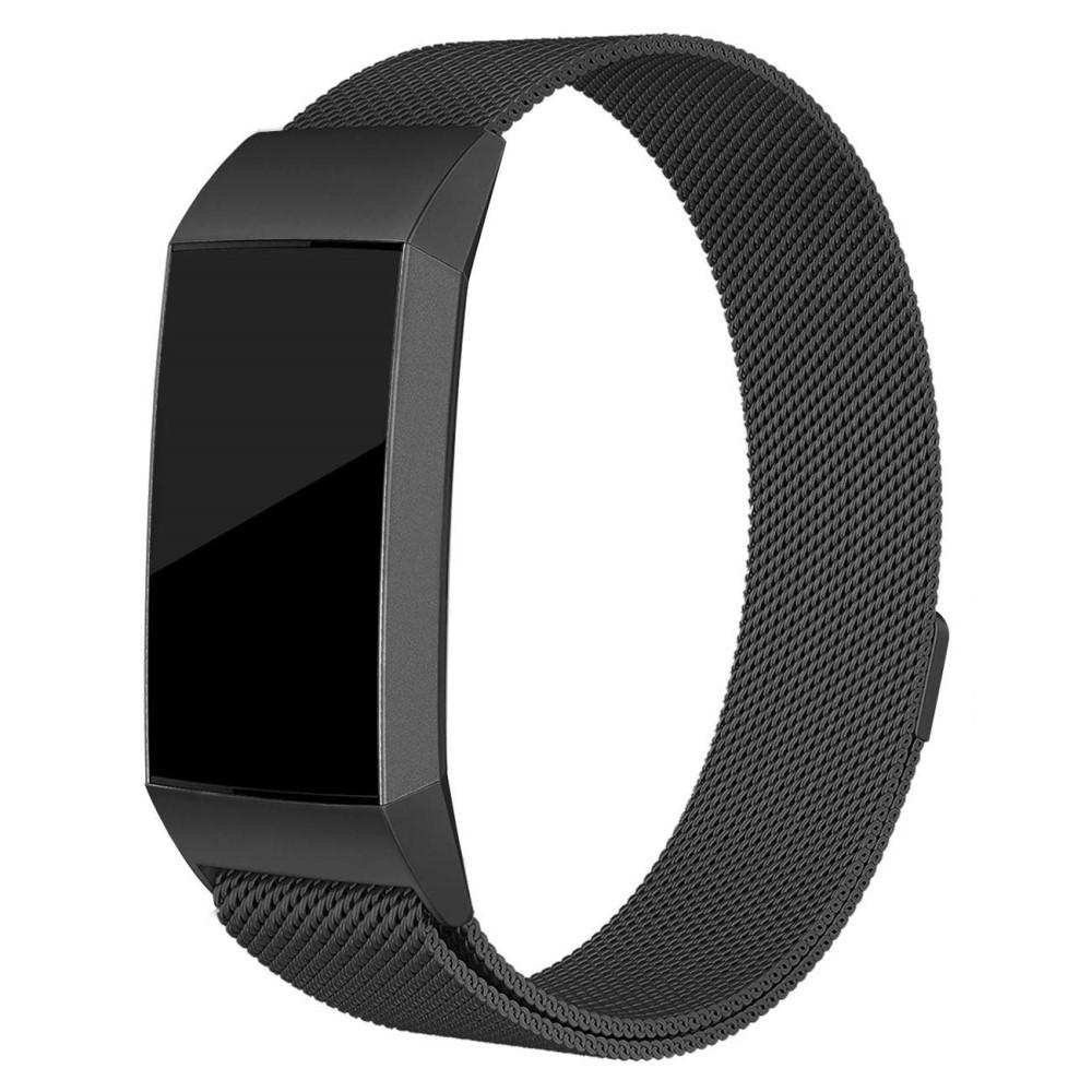 Fitbit Charge 3/4 Milanese Loop Band Black