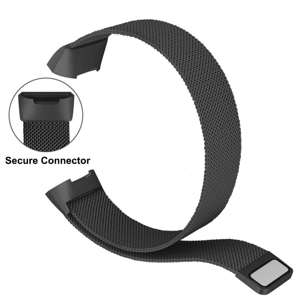 Fitbit Charge 3/4 Milanese Loop Band Black