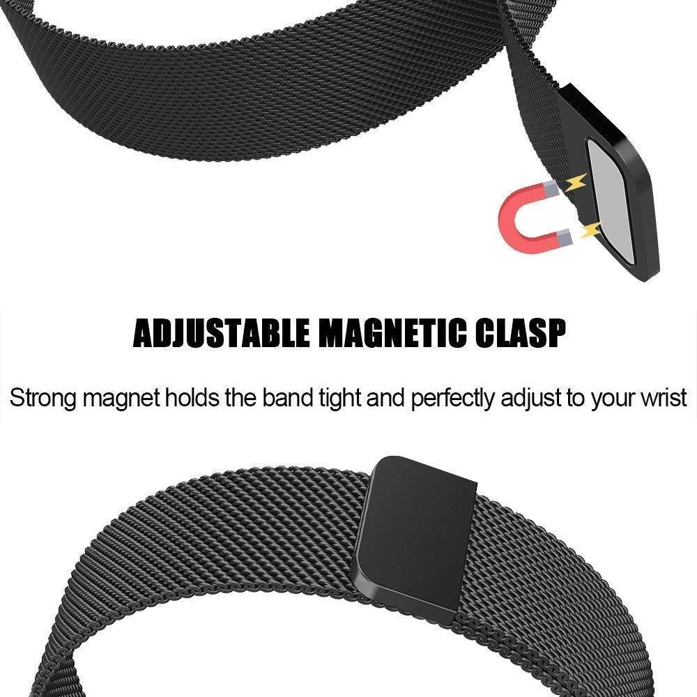 Fitbit Charge 3/4 Milanese Loop Band Black