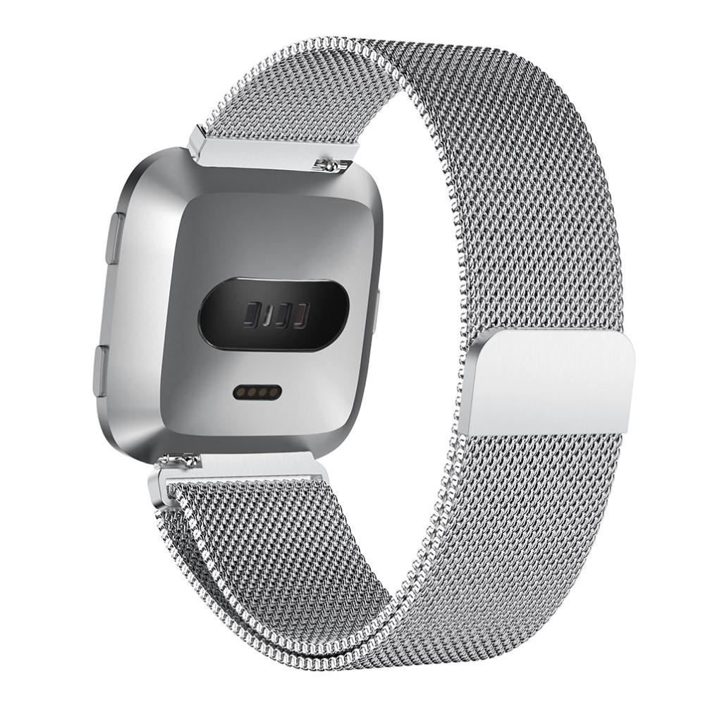 Fitbit Versa/Versa 2 Milanese Loop Band Silver