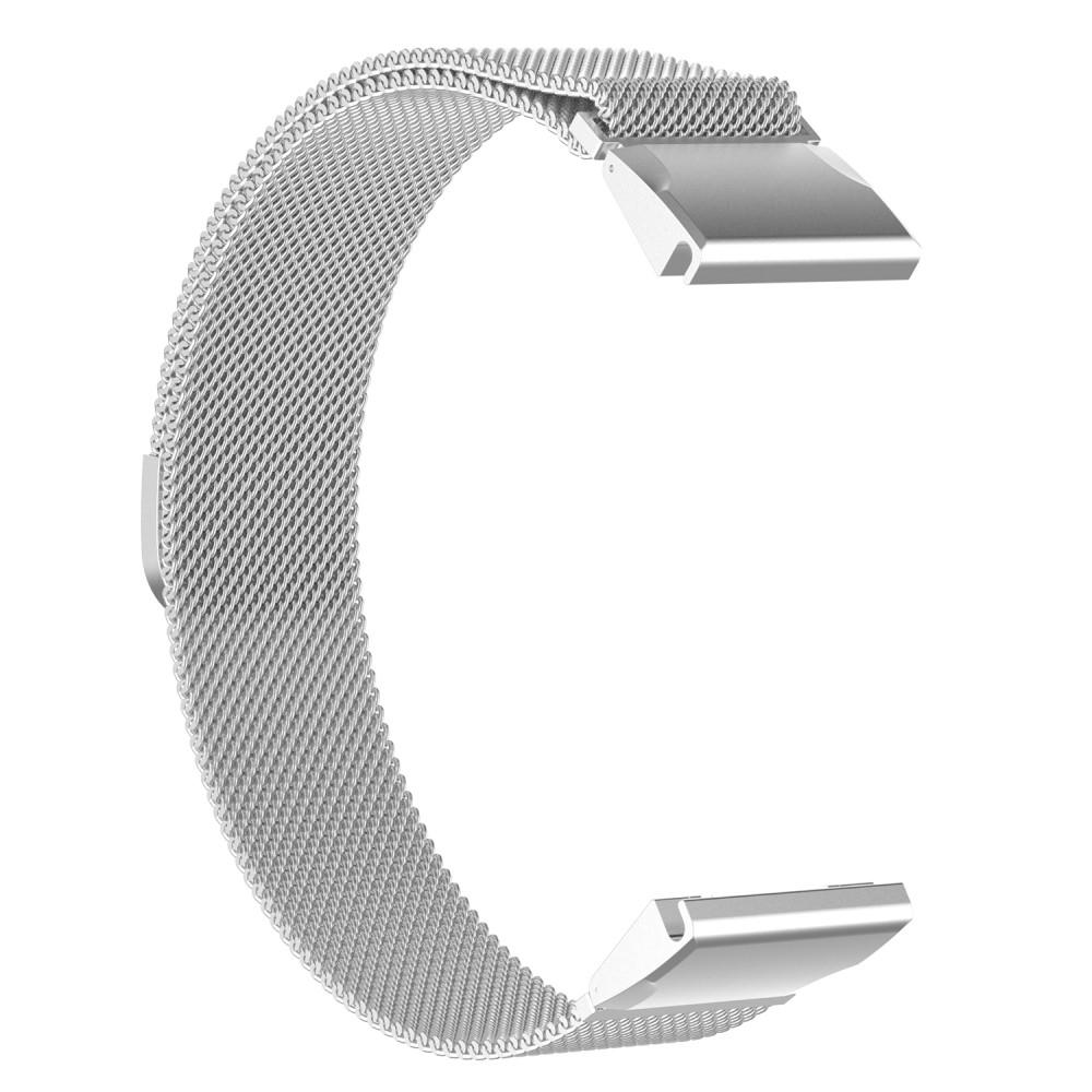 Garmin Fenix 6S Milanese Loop Band Silver