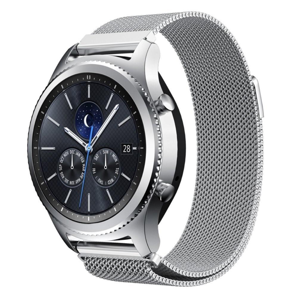 Samsung Gear S3 Frontier/S3 Classic Milanese Loop Band Silver