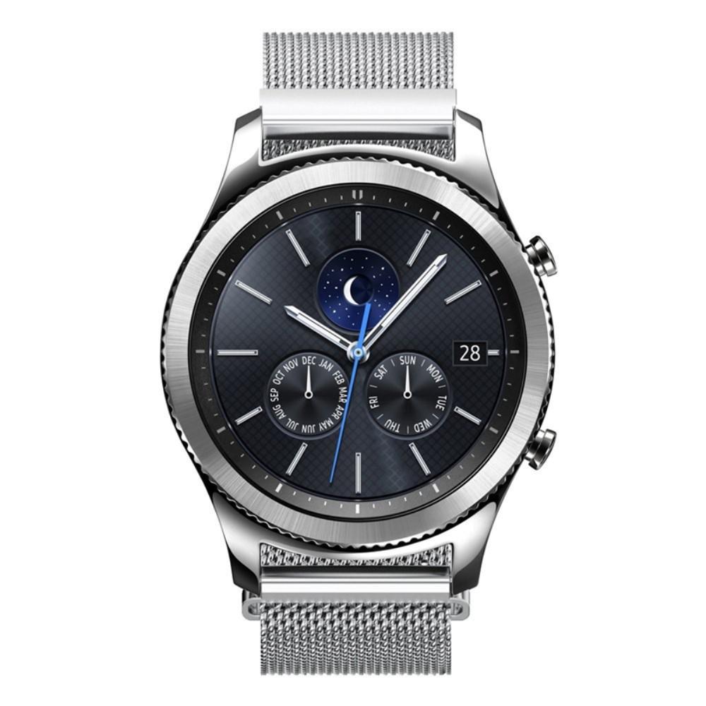 Samsung Gear S3 Frontier/S3 Classic Milanese Loop Band Silver