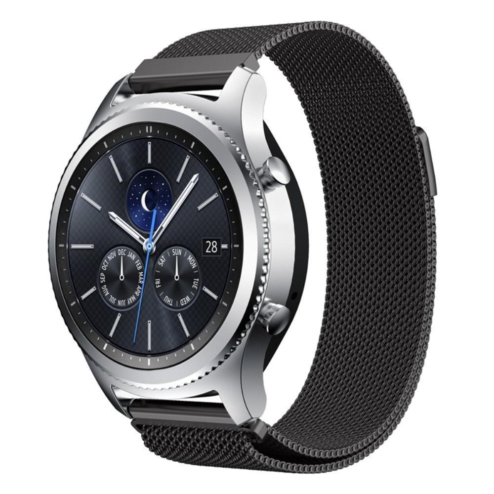 Samsung Gear S3 Frontier/S3 Classic Milanese Loop Band Black
