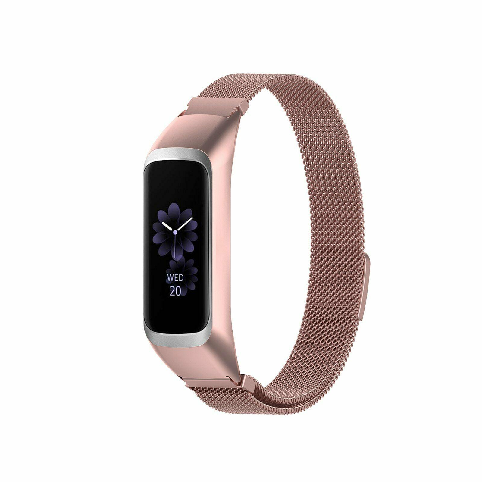 Samsung Galaxy Fit e Milanese Loop Band Rose Gold