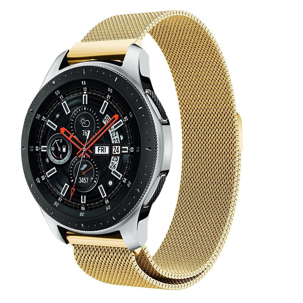 Samsung Galaxy Watch 46mm Milanese Loop Band Gold