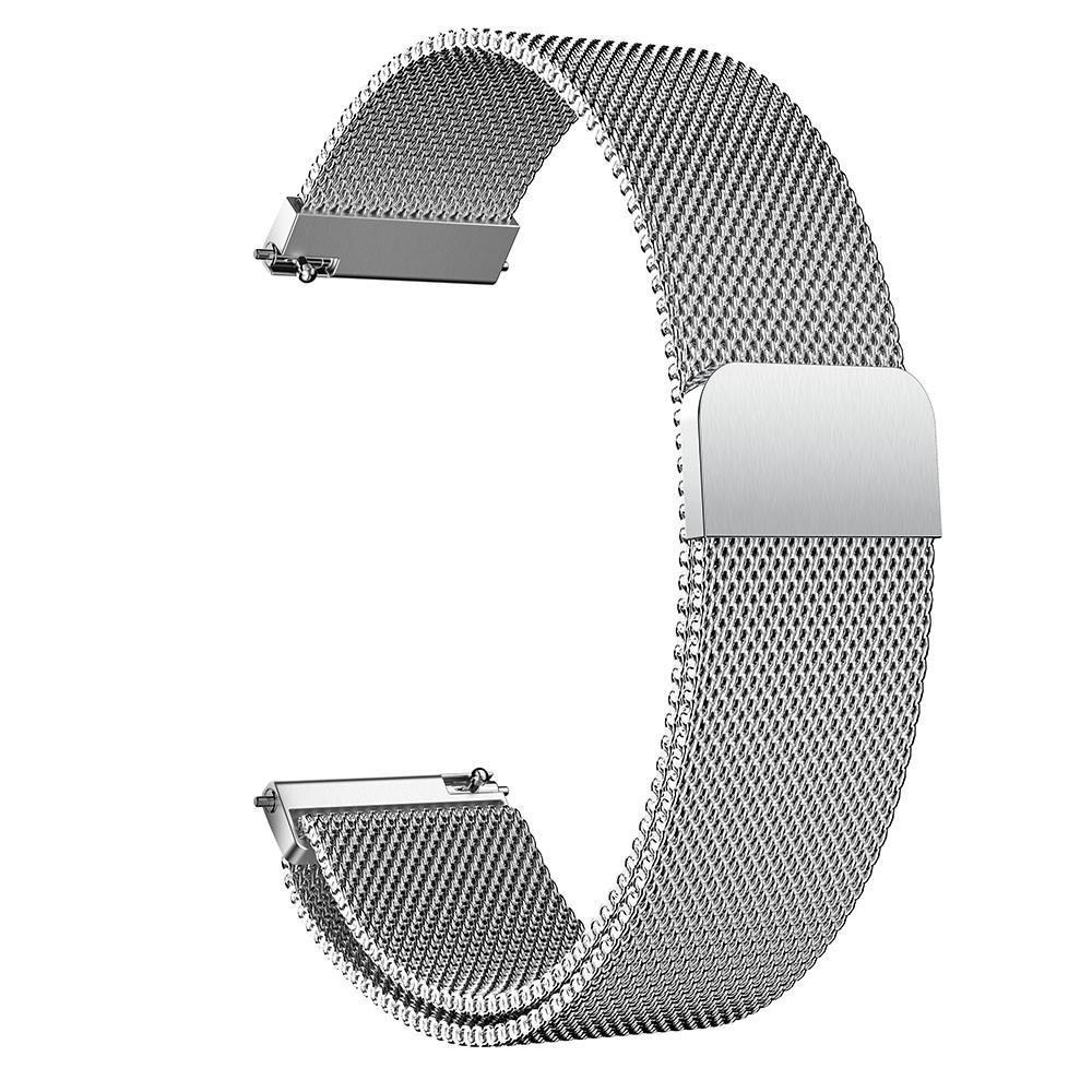 Samsung Galaxy Watch Active Milanese Loop Band Silver