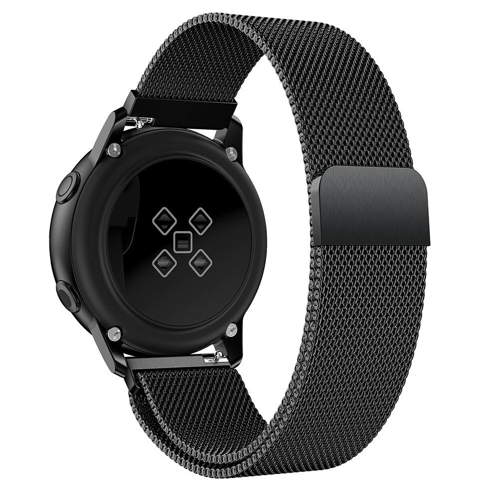 Samsung Galaxy Watch Active Milanese Loop Band Black