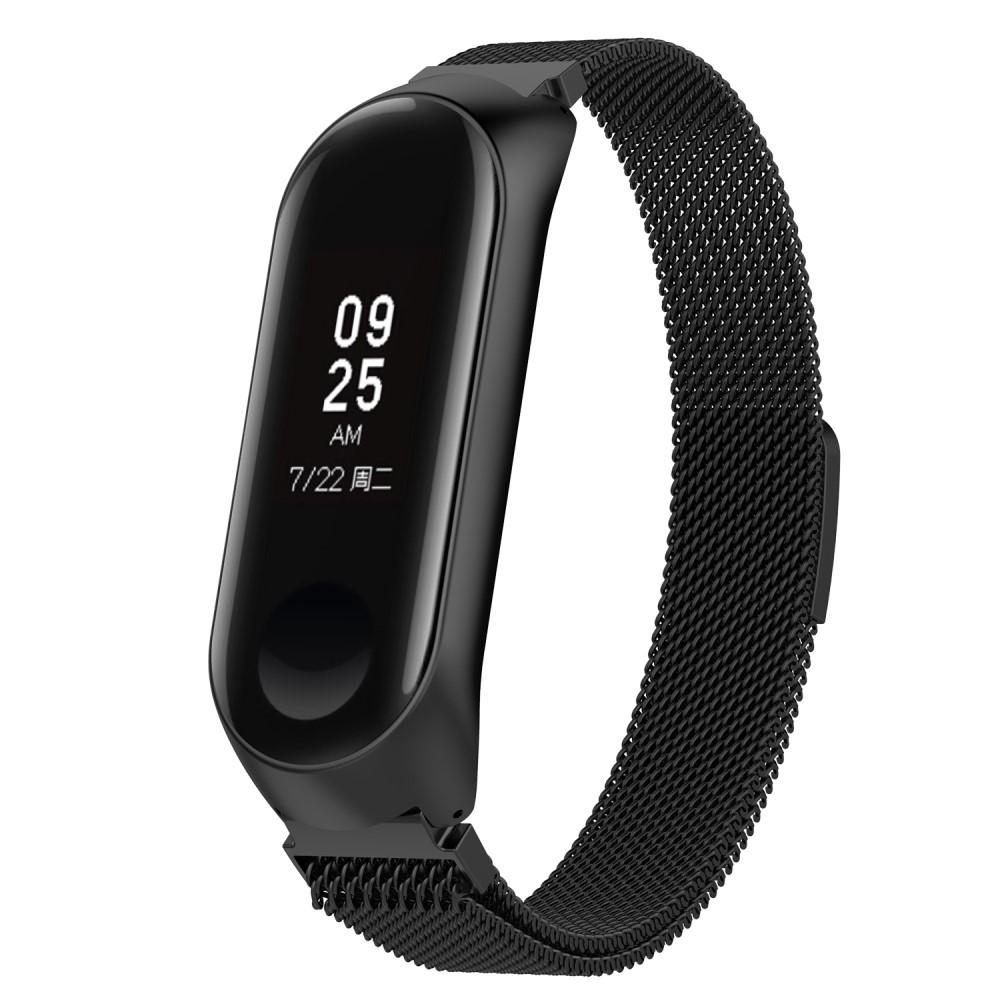 Xiaomi Mi Band 3/4 Milanese Loop Band Black