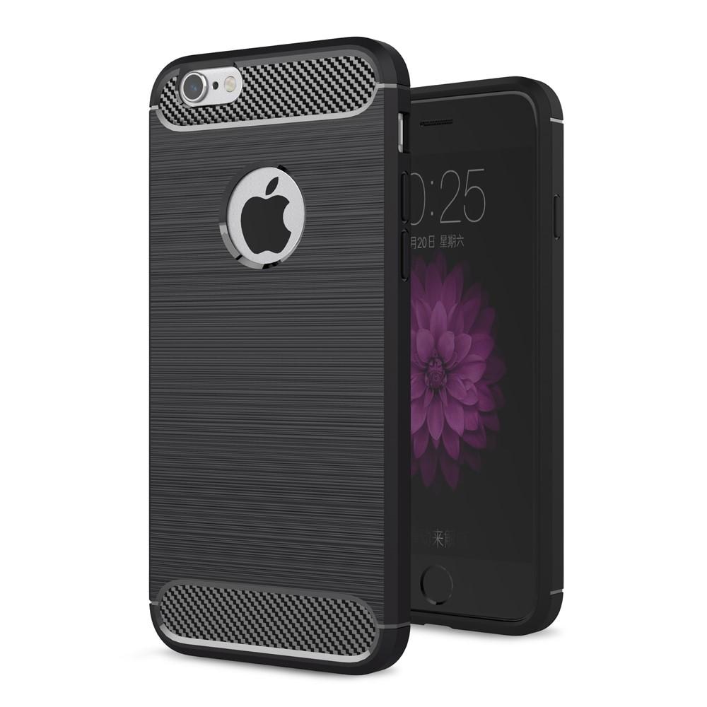 Apple iPhone 6/6S Brushed TPU Case Black