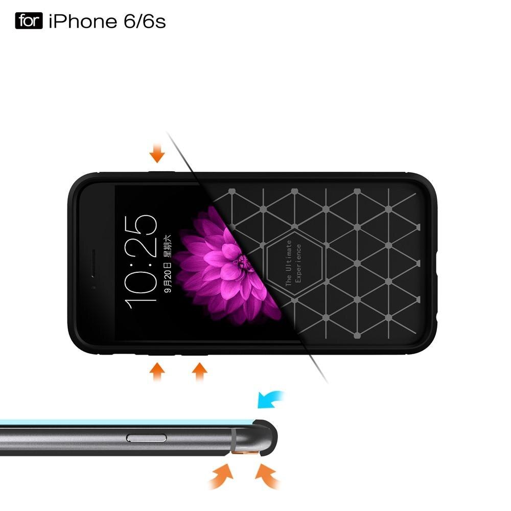 Apple iPhone 6/6S Brushed TPU Case Black