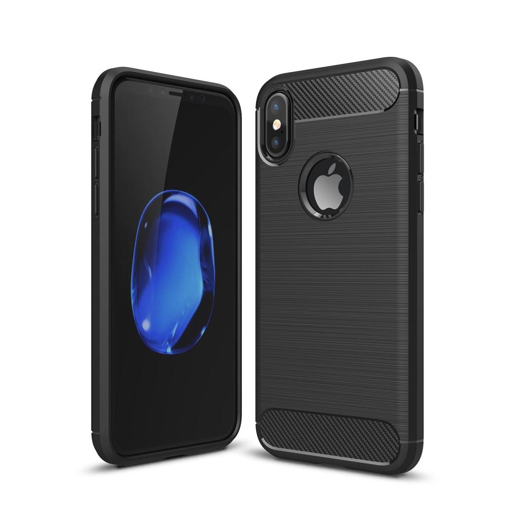 iPhone X/XS Brushed TPU Case Black