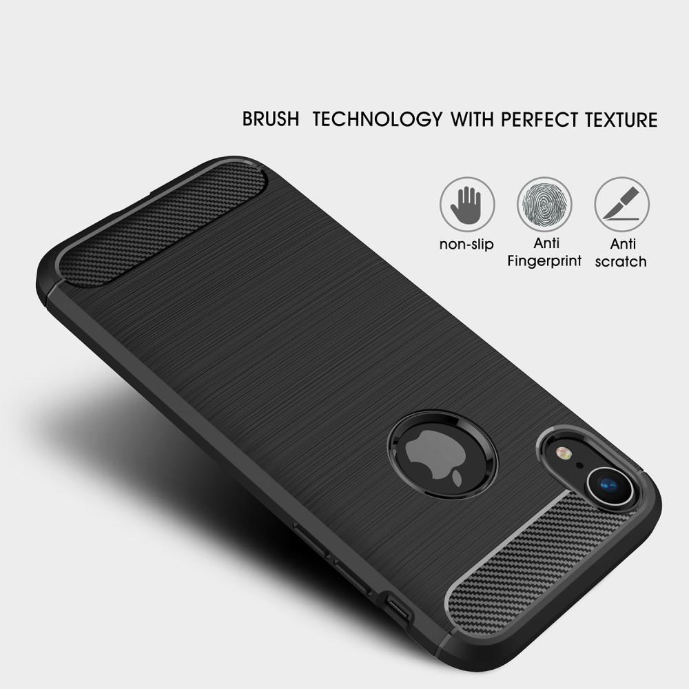 iPhone Xr Brushed TPU Case Black