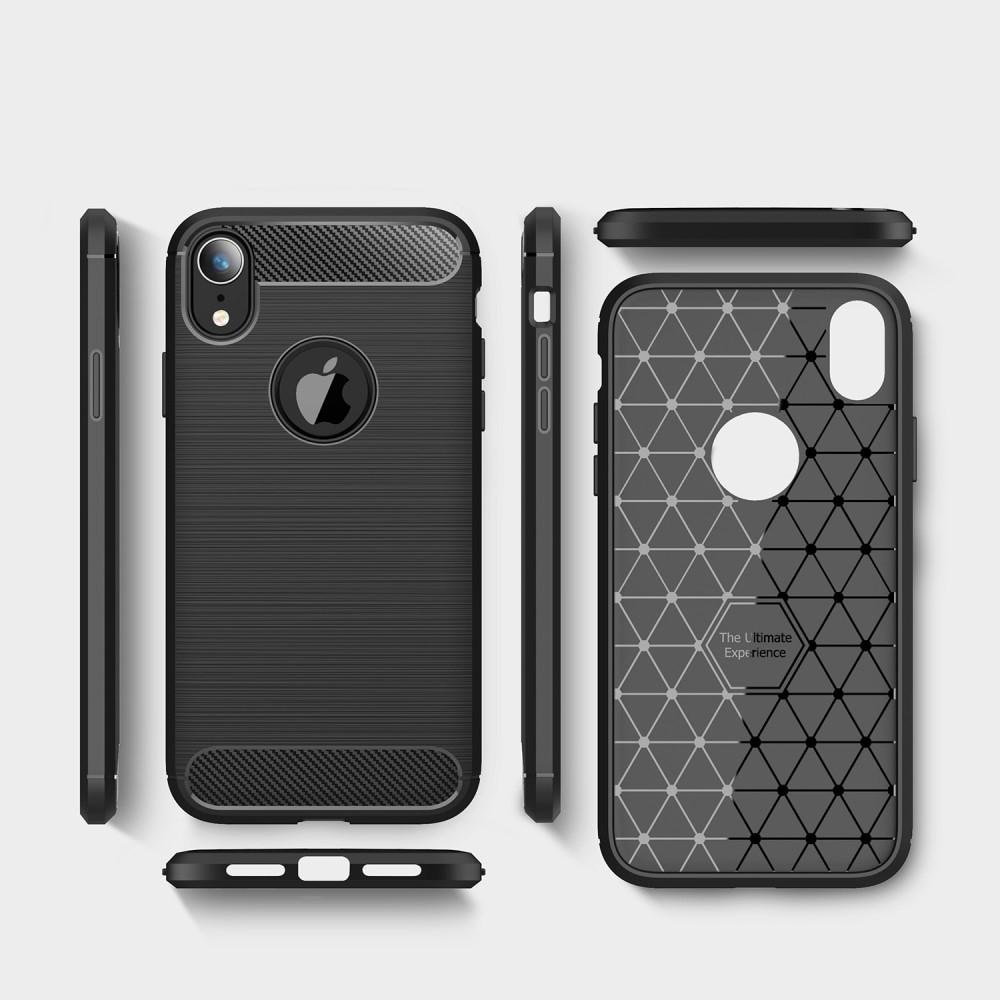 iPhone Xr Brushed TPU Case Black