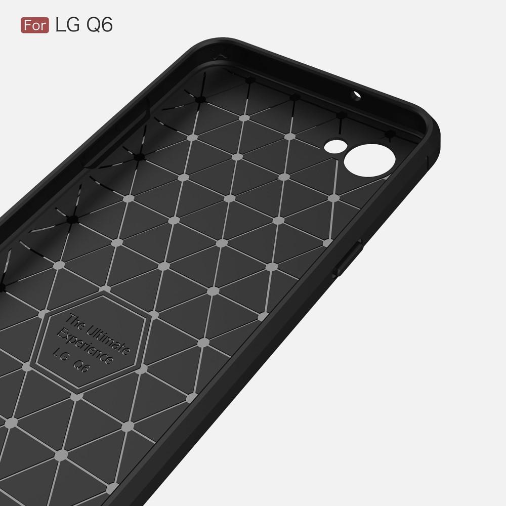 LG Q6 Brushed TPU Case Black