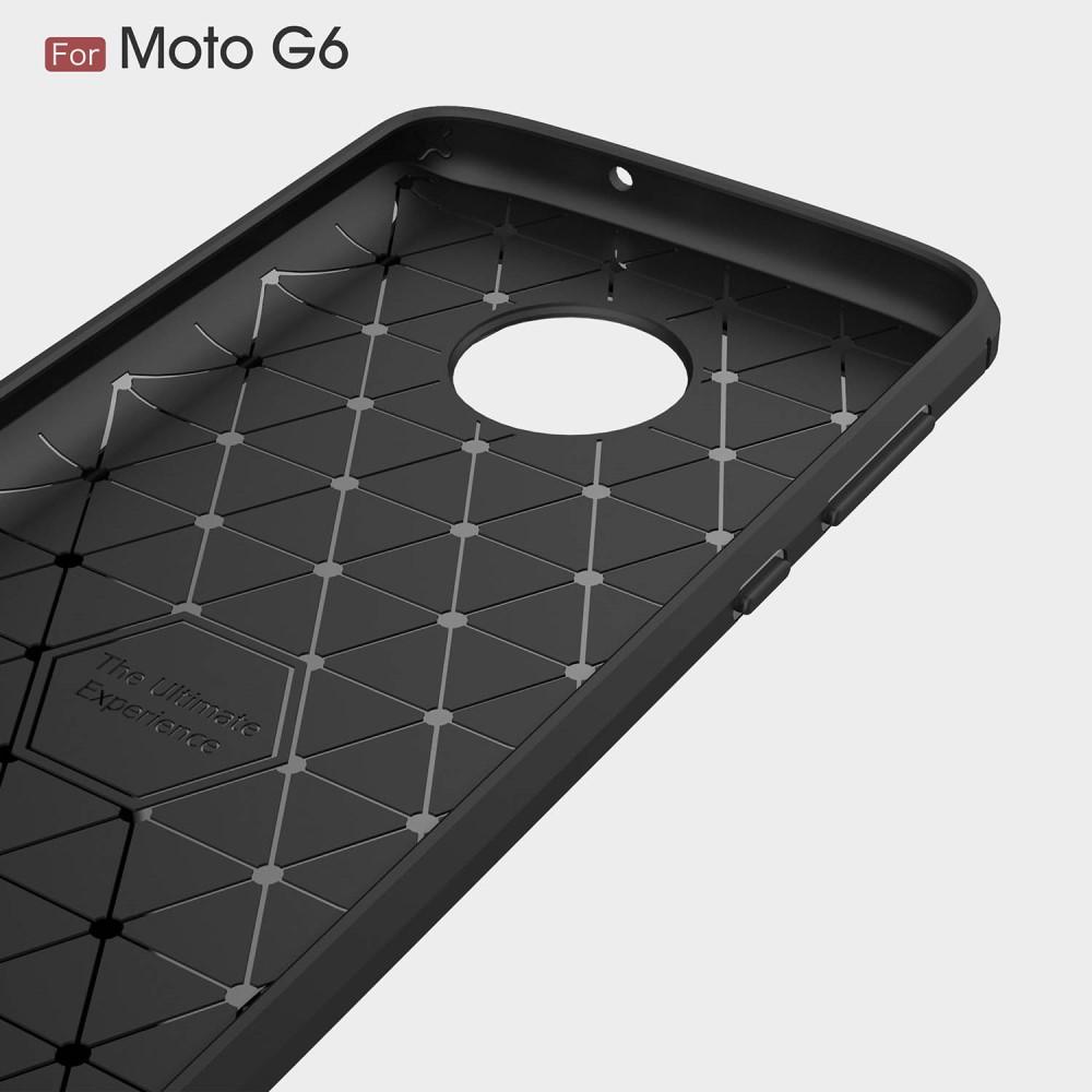 Motorola Moto G6 Brushed TPU Case Black